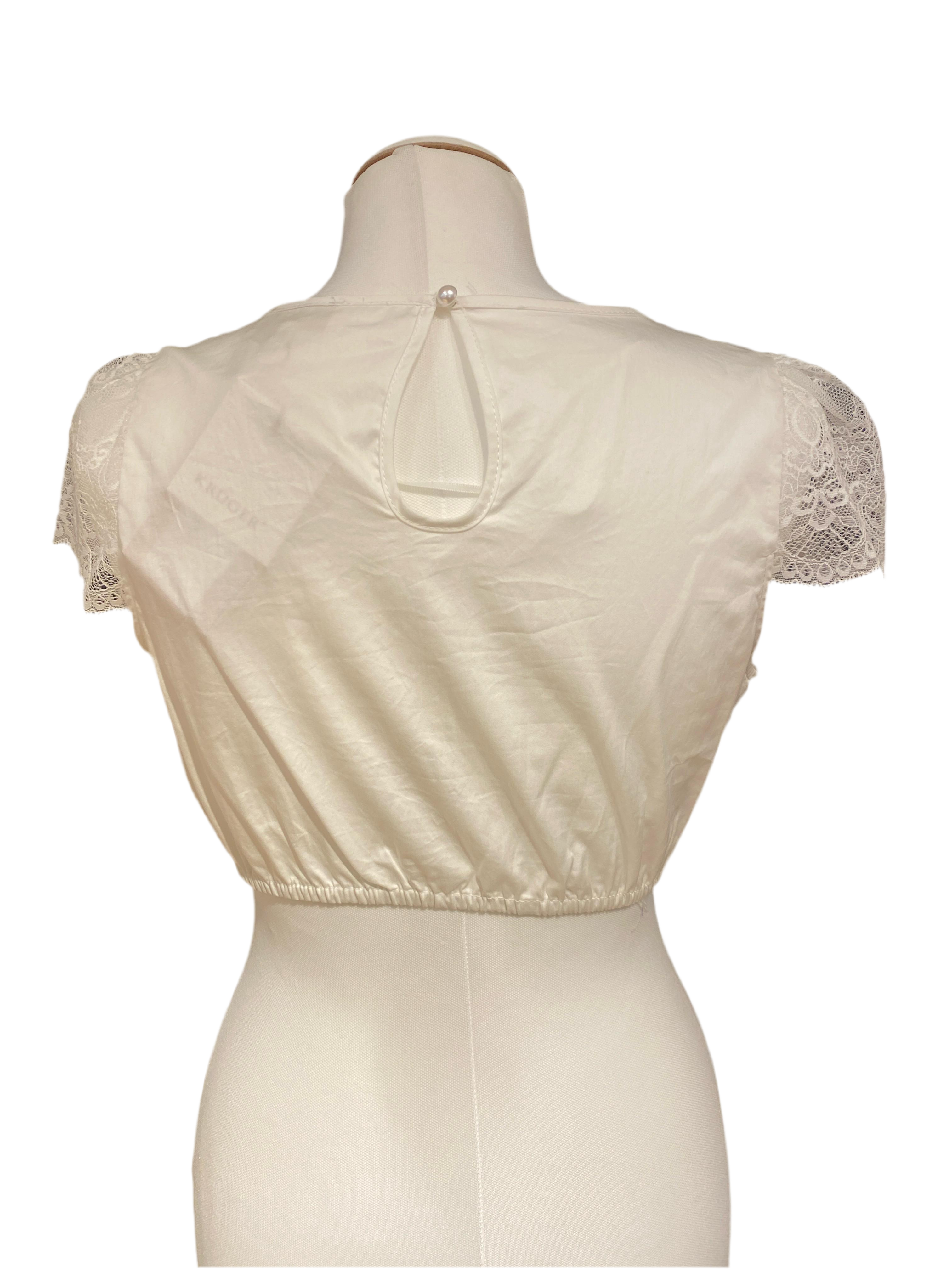 Dirndlbluse Krüger Collection Perlen