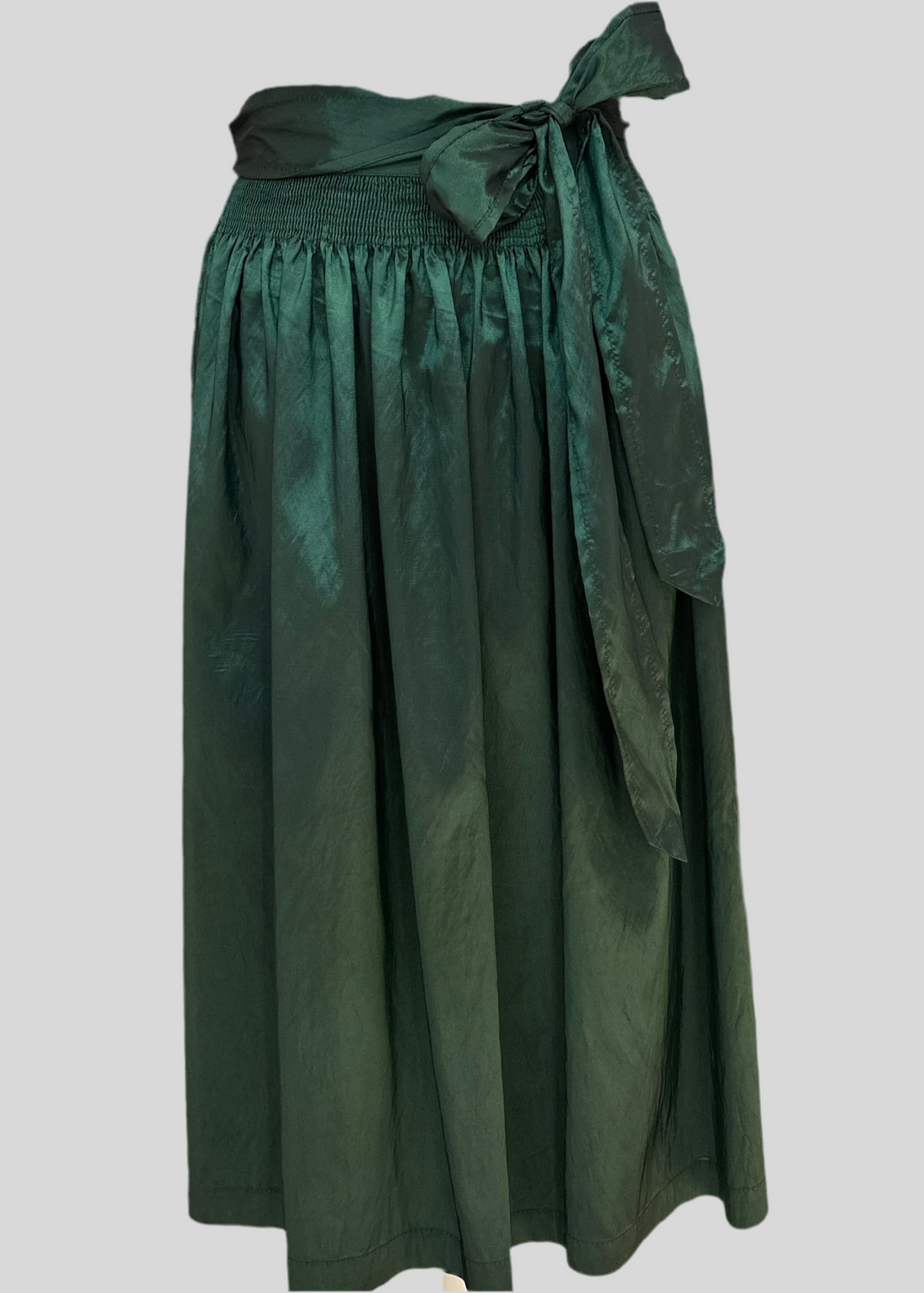 Dirndlschürze Stoiber Gesine dunkelgrün 70cm