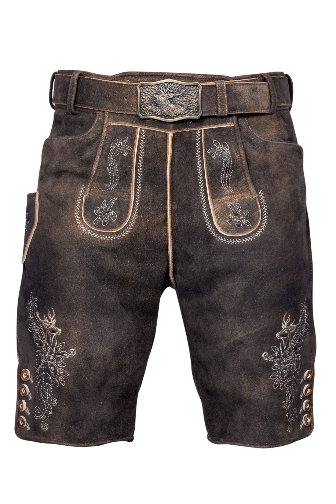 Lederhose G´Weih &amp; Silk Boris Kaffee