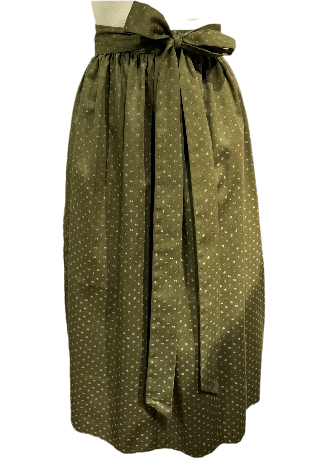 Dirndlschürze Anno Domini Design moosgrün 80cm