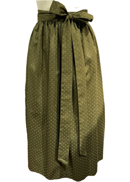 Dirndlschürze Anno Domini Design moosgrün 80cm