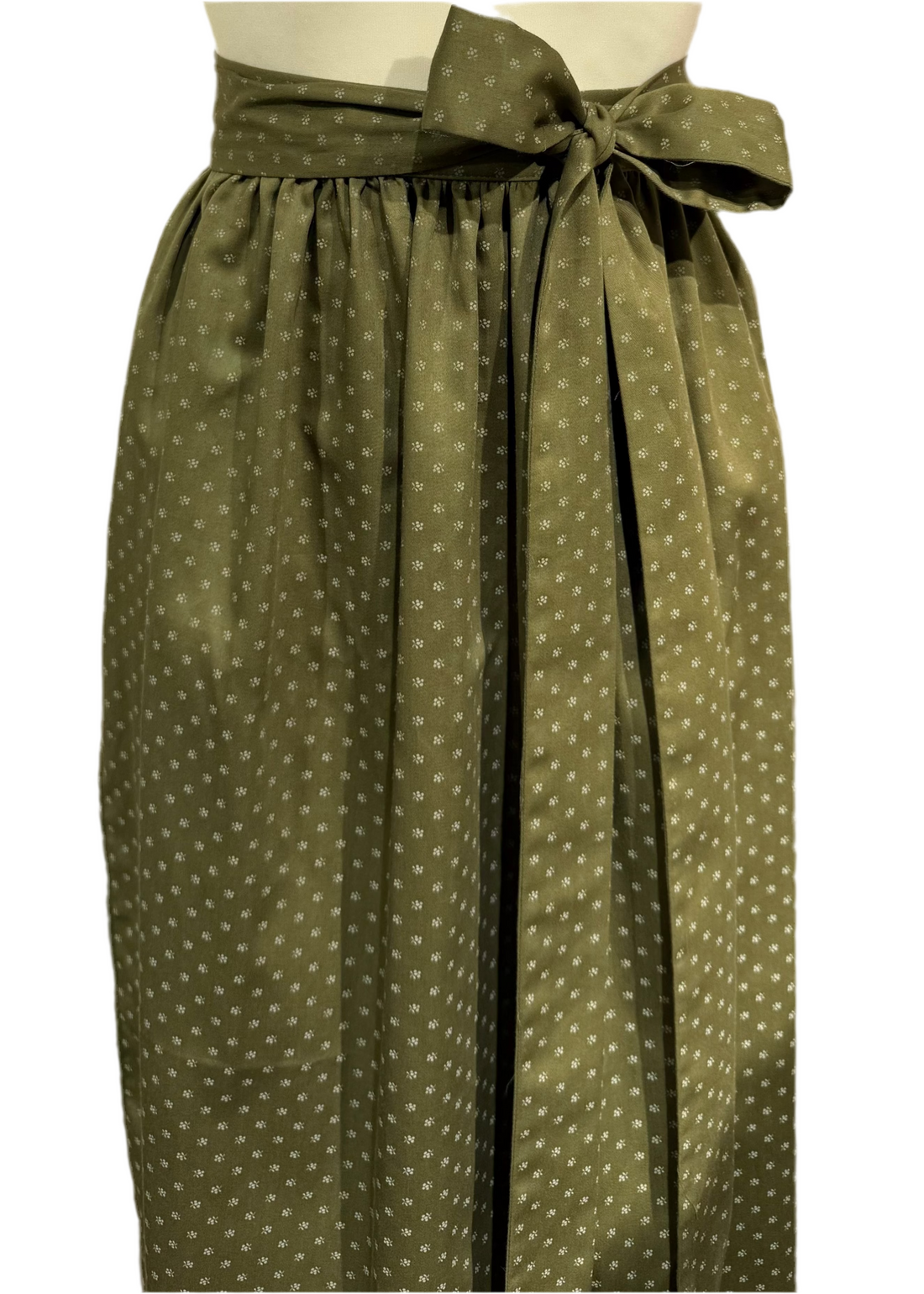 Dirndlschürze Anno Domini Design moosgrün 80cm