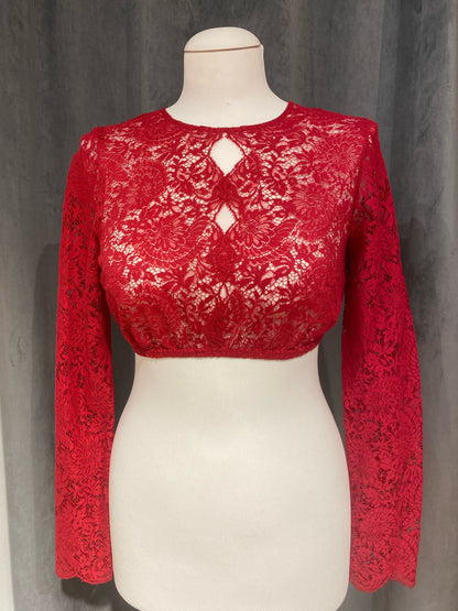 Dirndlbluse Krüger Collection Raffaela rot