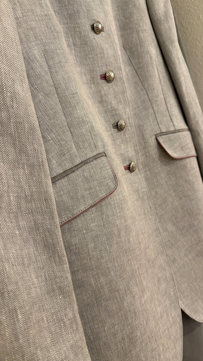 Trachtenjacke Damen Kaiserjäger grau