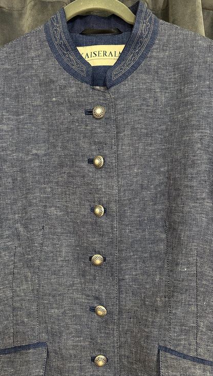 Trachtenjacke Damen Kaiserjäger blau