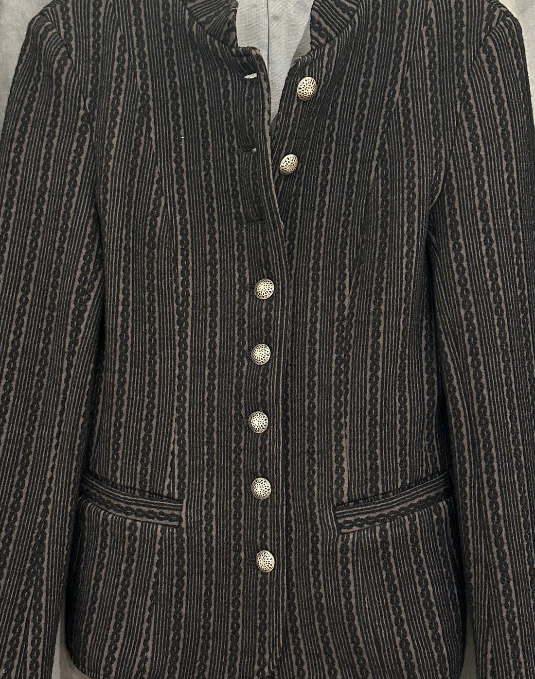 Trachtenjacke Damen Jasmina Geweih &amp; Silk schwarz