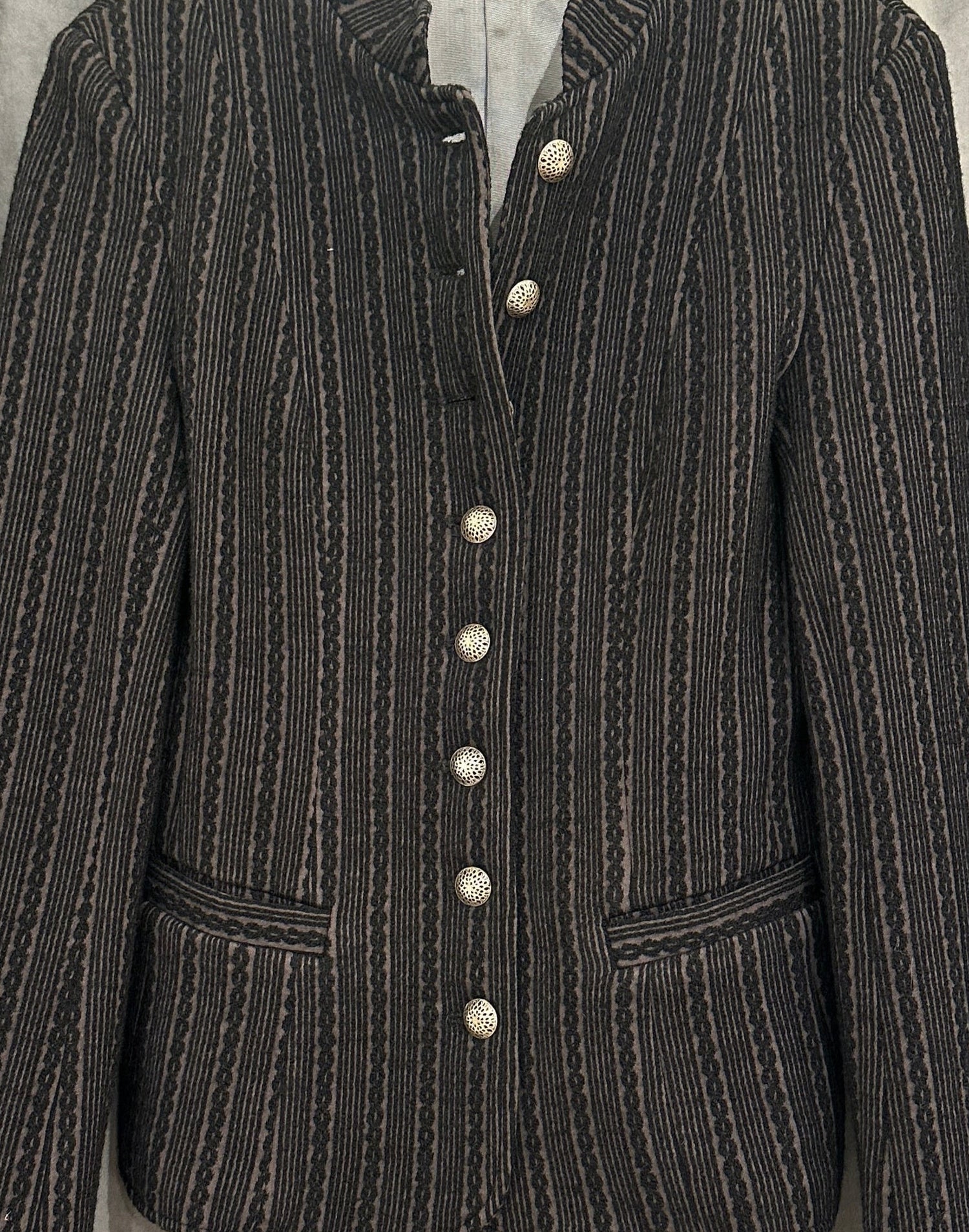 Trachtenjacke Damen Jasmina Geweih &amp; Silk schwarz