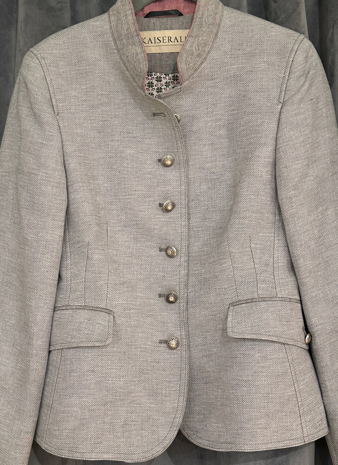 Trachtenjacke Damen Kaiserjäger Angie grau