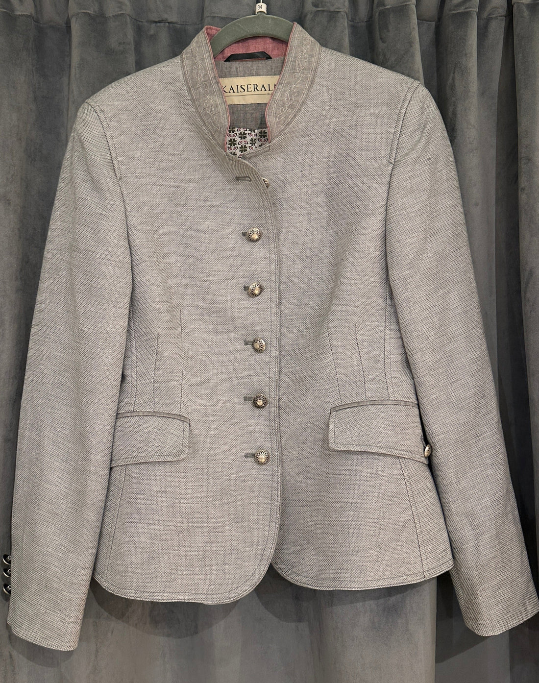 Trachtenjacke Damen Kaiserjäger Angie grau