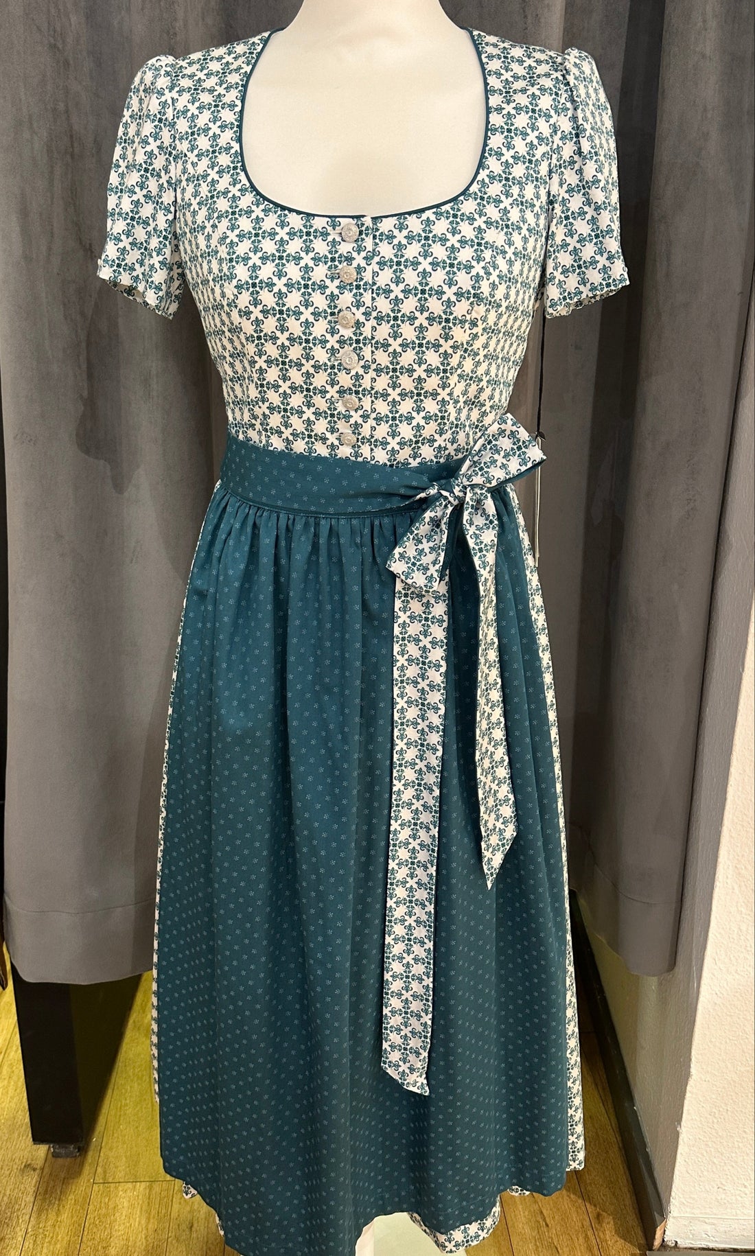 Dirndl Anno Domini Design Liselotta Stretch petrol 80cm