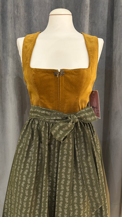 Samtdirndl Marjo in Bernstein/Farn 75cm