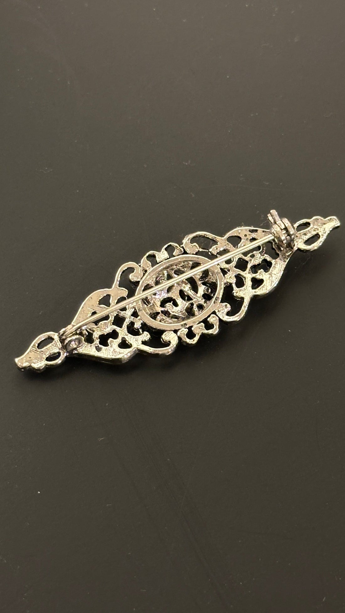 Trachten Brosche silber