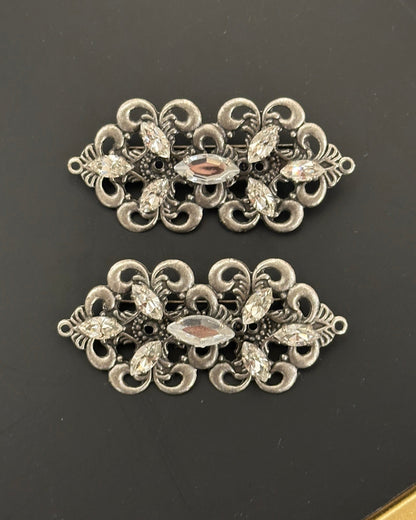Trachten Brosche silber/Strass