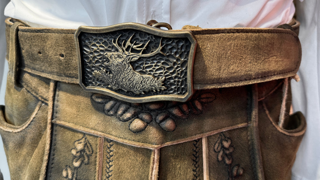 Lederhose G´Weih &amp; Silk Julian Rauchgold/schwarz