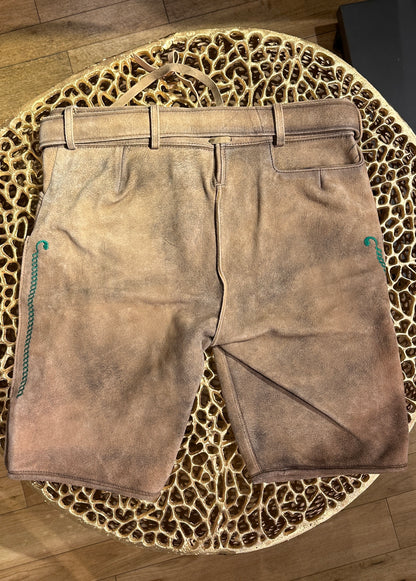 Lederhose Romer Goat Antik Suede mit Gürtel