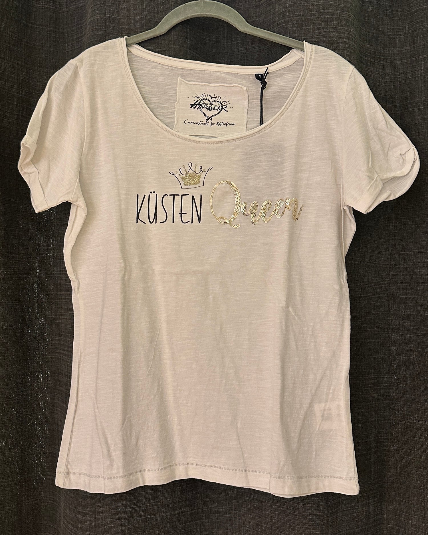 Tshirt Hangowear Küstenqueen off-white