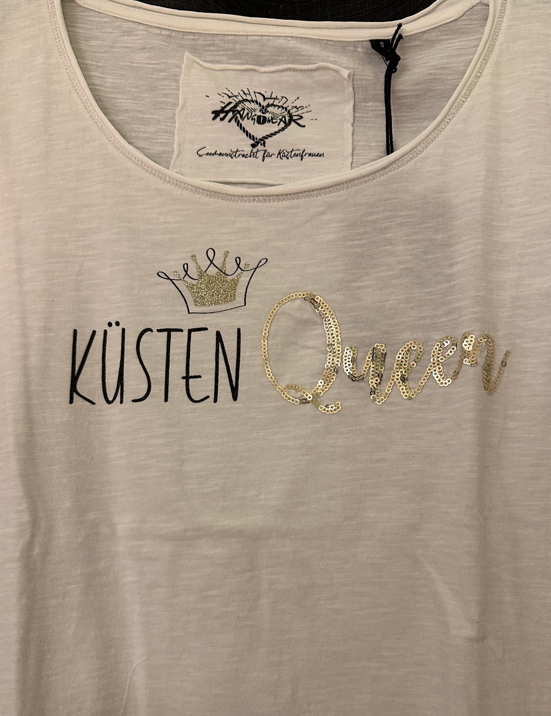 Tshirt Hangowear Küstenqueen off-white
