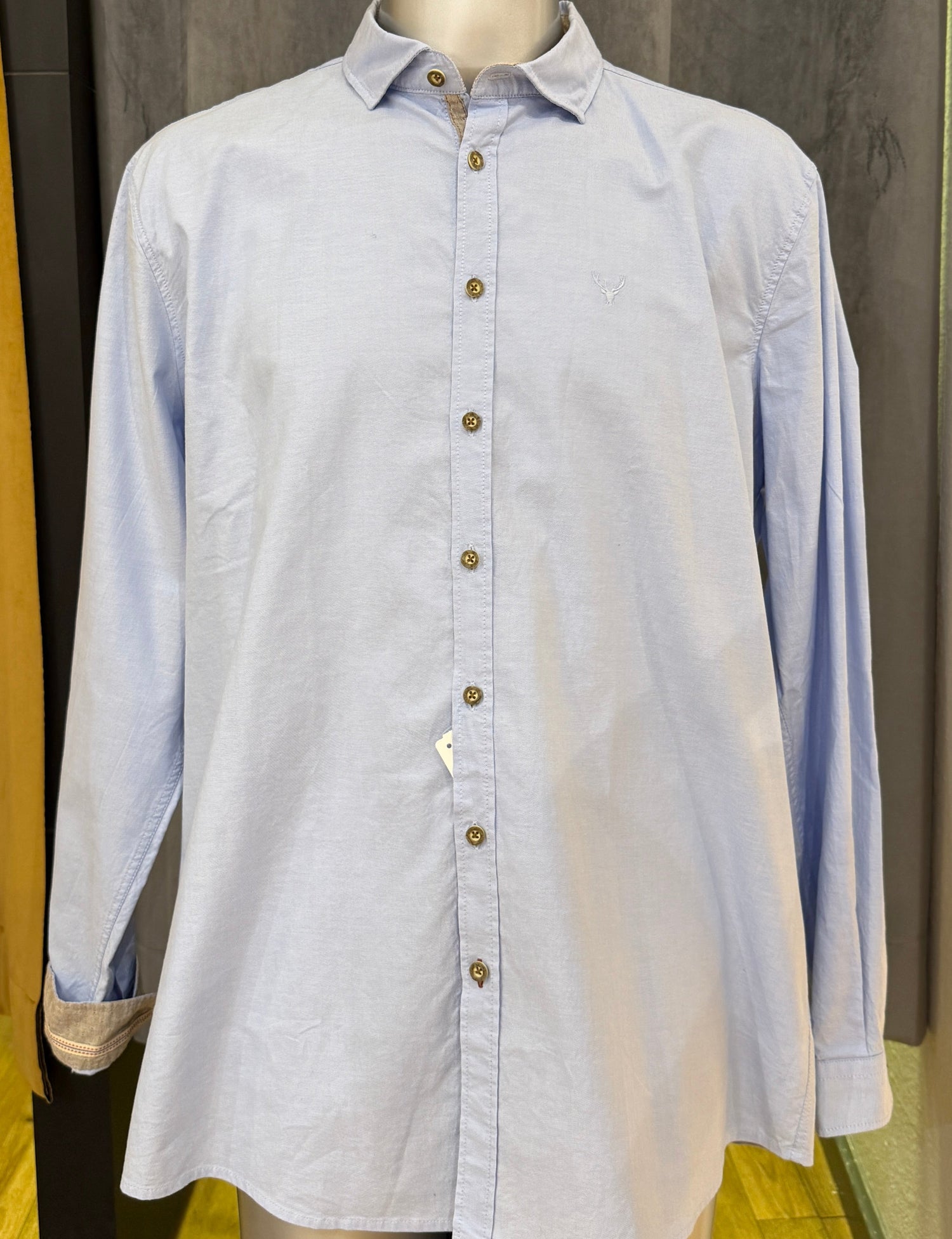 Trachtenhemd Pure hellblau Moderen Fit