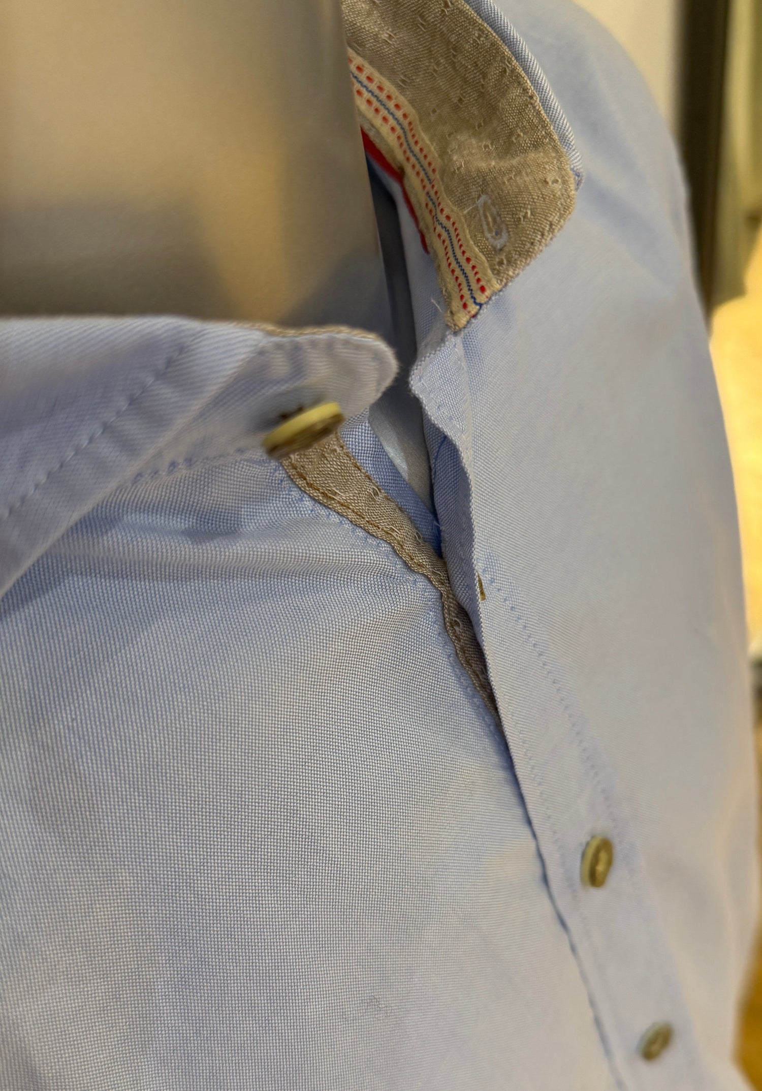 Trachtenhemd Pure hellblau Moderen Fit