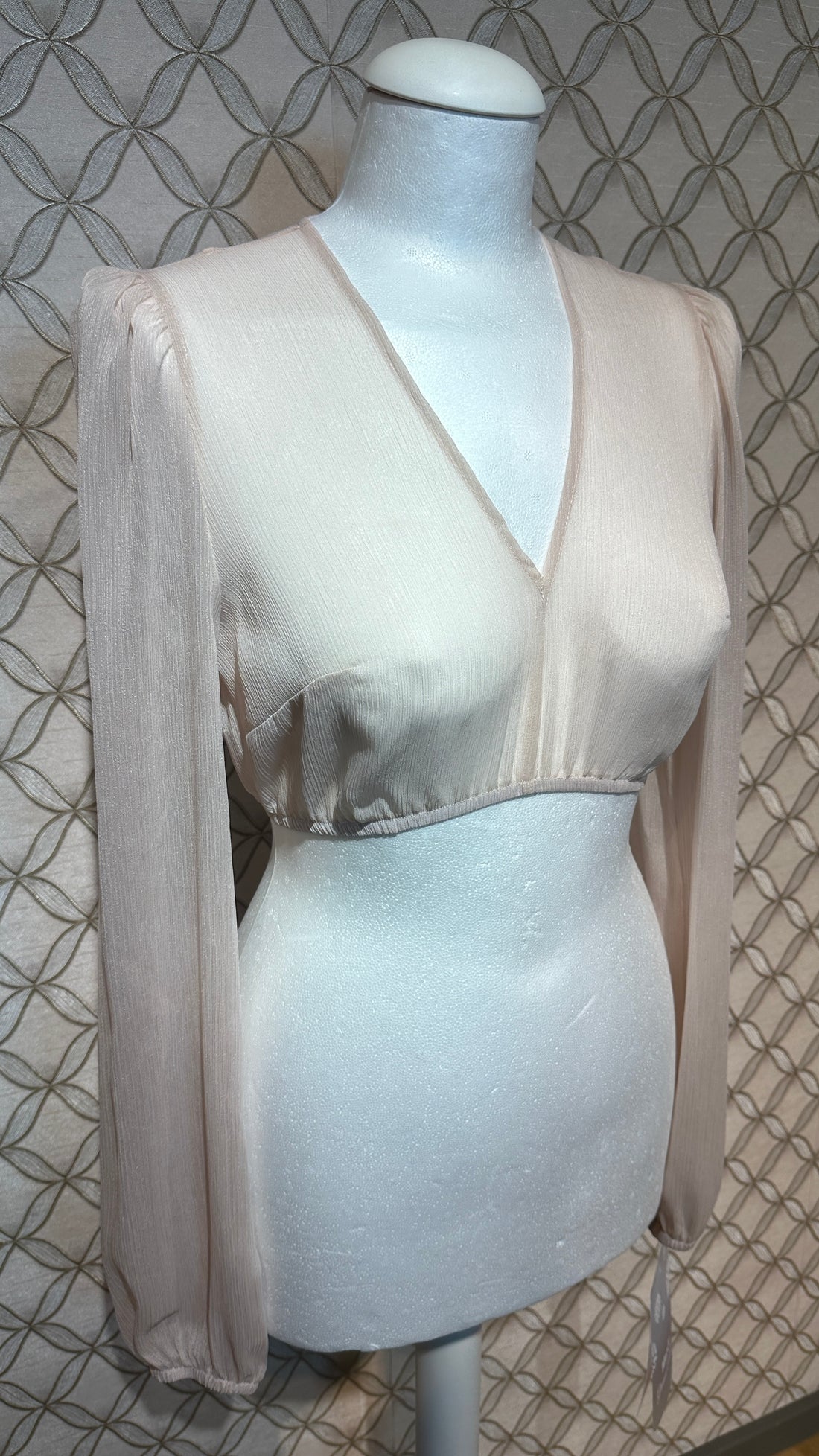 Dirndlbluse Marjo Salching beige