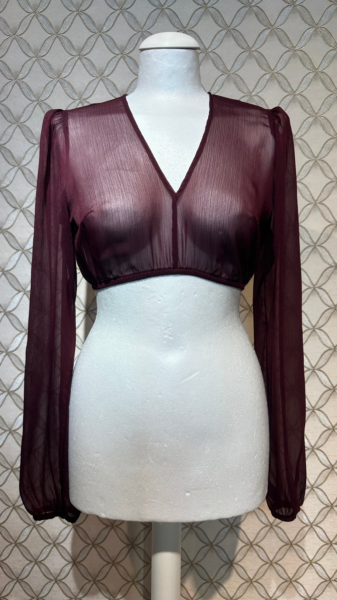 Dirndlbluse Marjo Salching bordeaux