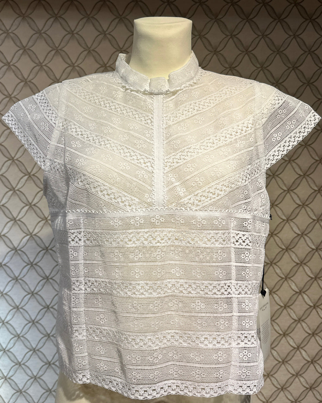 Trachtenbluse Vicky Anno Domini Design weiß