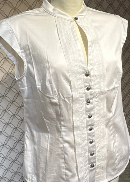 Trachtenbluse Carina Anno Domini Design weiß