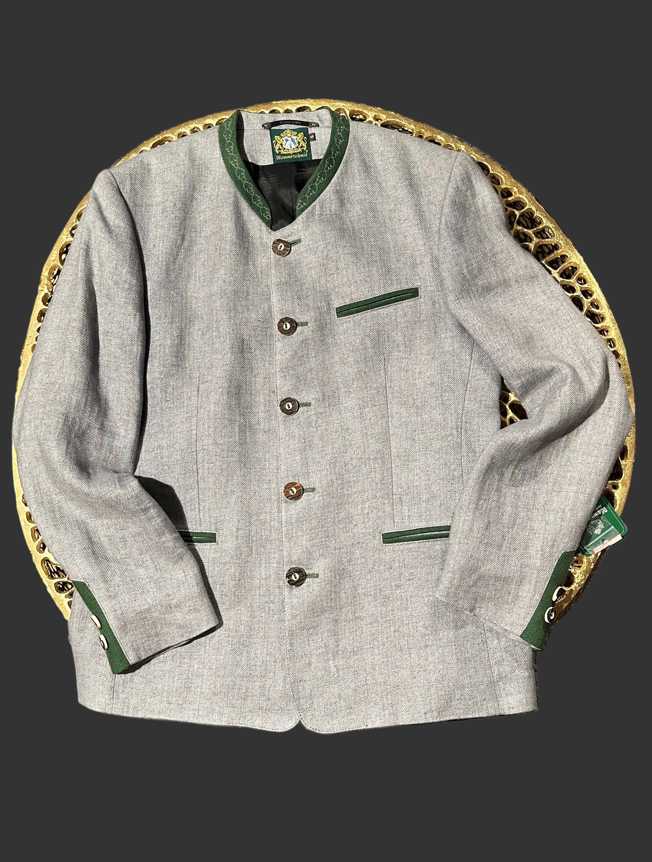 Trachtenjacke Herren Hammerschmid Arnold Leinen hellgrau