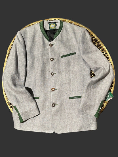 Trachtenjacke Herren Hammerschmid Arnold Leinen hellgrau