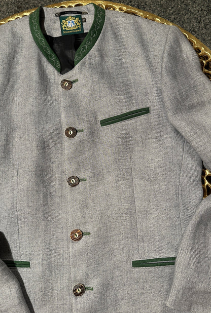 Trachtenjacke Herren Hammerschmid Arnold Leinen hellgrau