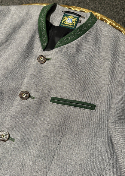 Trachtenjacke Herren Hammerschmid Arnold Leinen hellgrau