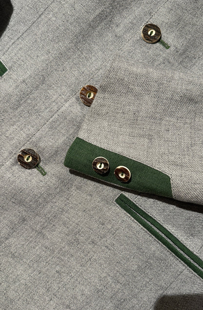 Trachtenjacke Herren Hammerschmid Arnold Leinen hellgrau