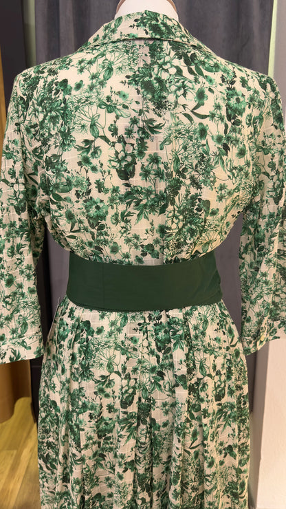 Baumwoll Kleid Kaiserjäger Hermine grün 80cm