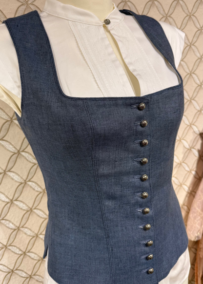 Trachtenmieder Anno Domini Design blau