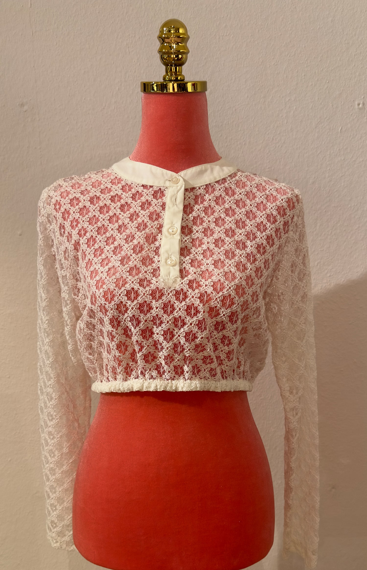 Dirndlbluse Monja Melega creme