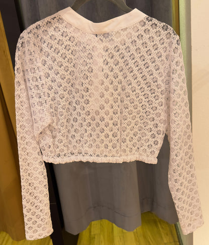 Dirndlbluse Monja Melega weiß