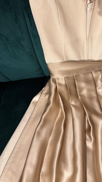 Dirndl Goldstich creme/beige 72cm