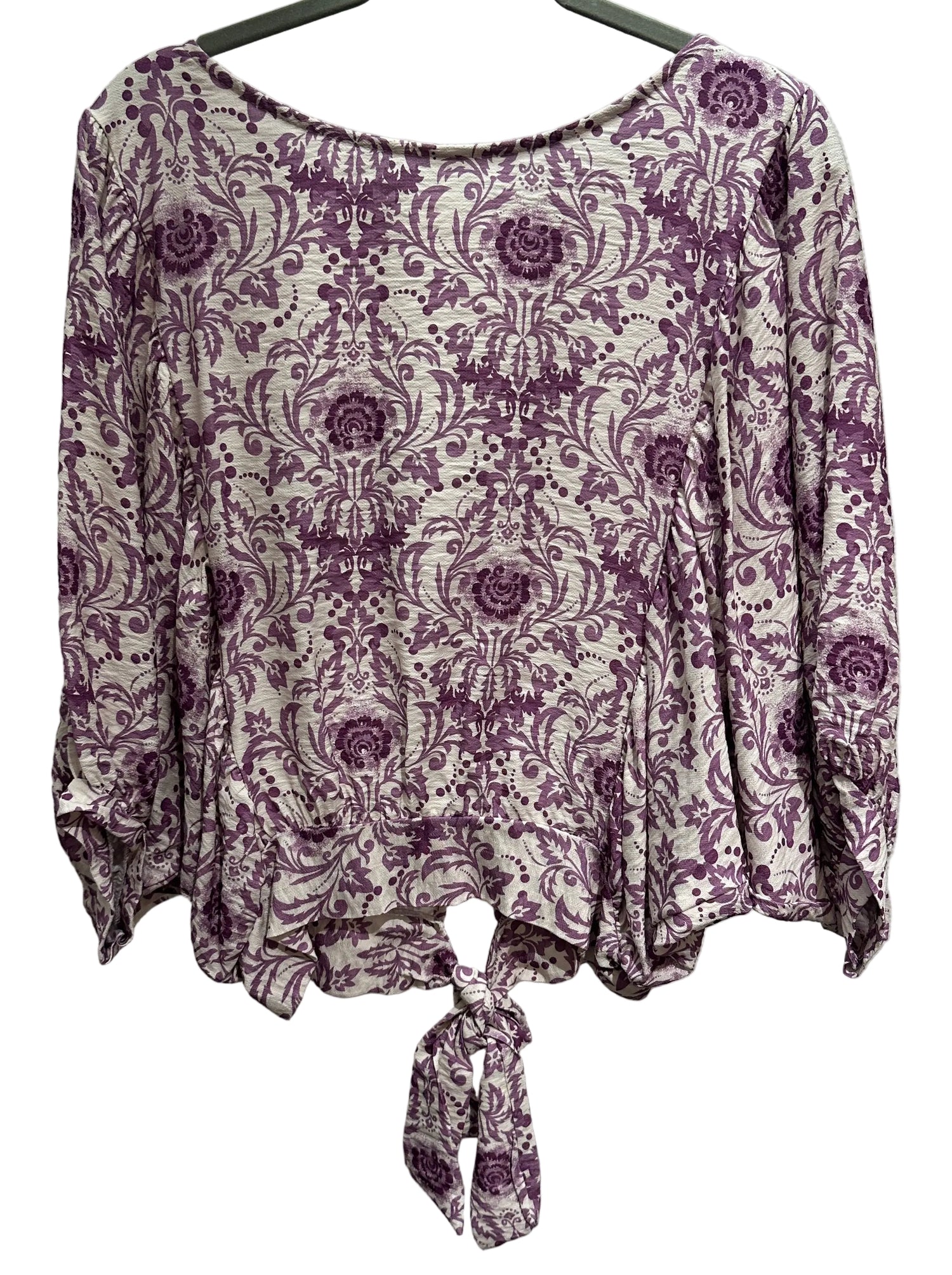 Bluse V Milano creme/lila