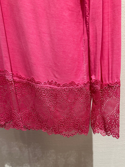 Shirt V Milano pink