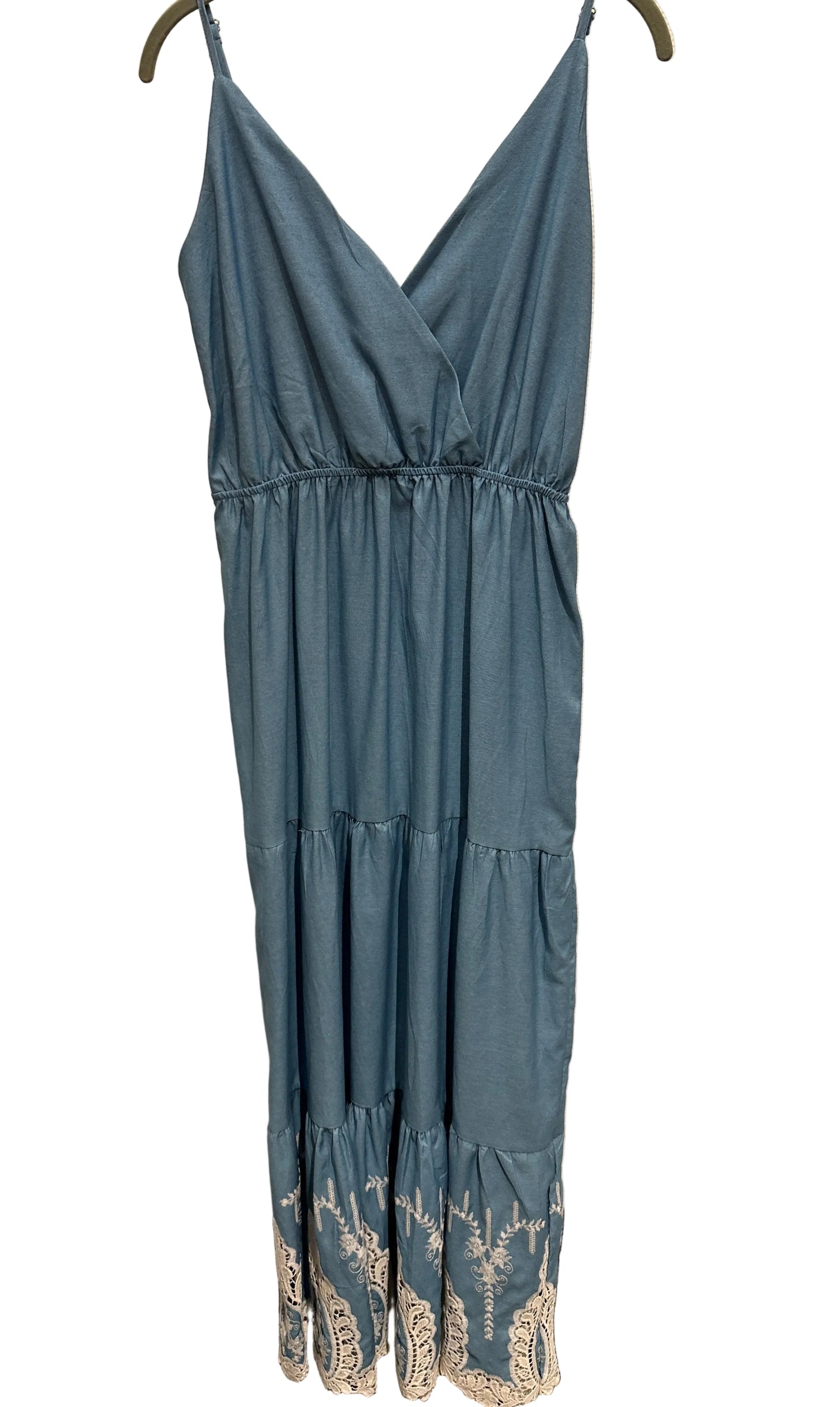 Kleid V Milano blau