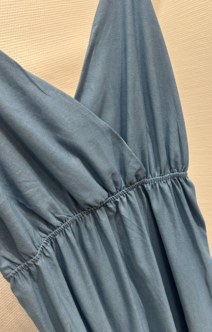 Kleid V Milano blau