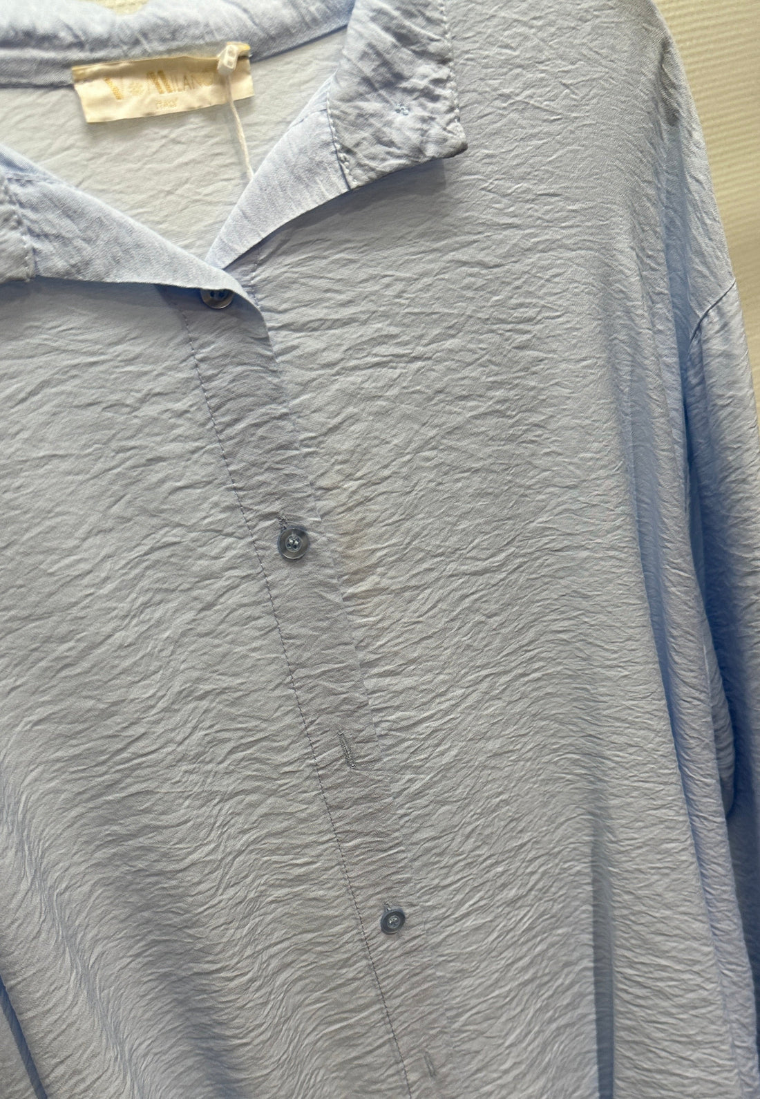 Bluse V Milano hellblau