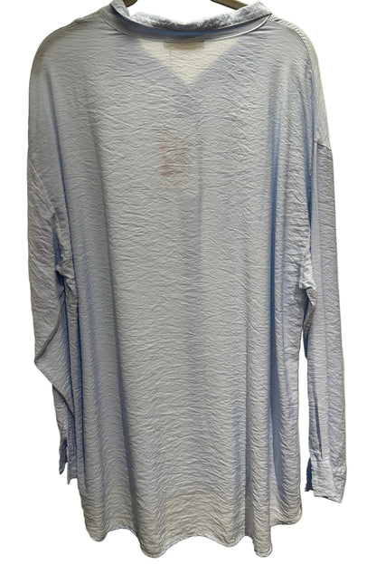 Bluse V Milano hellblau