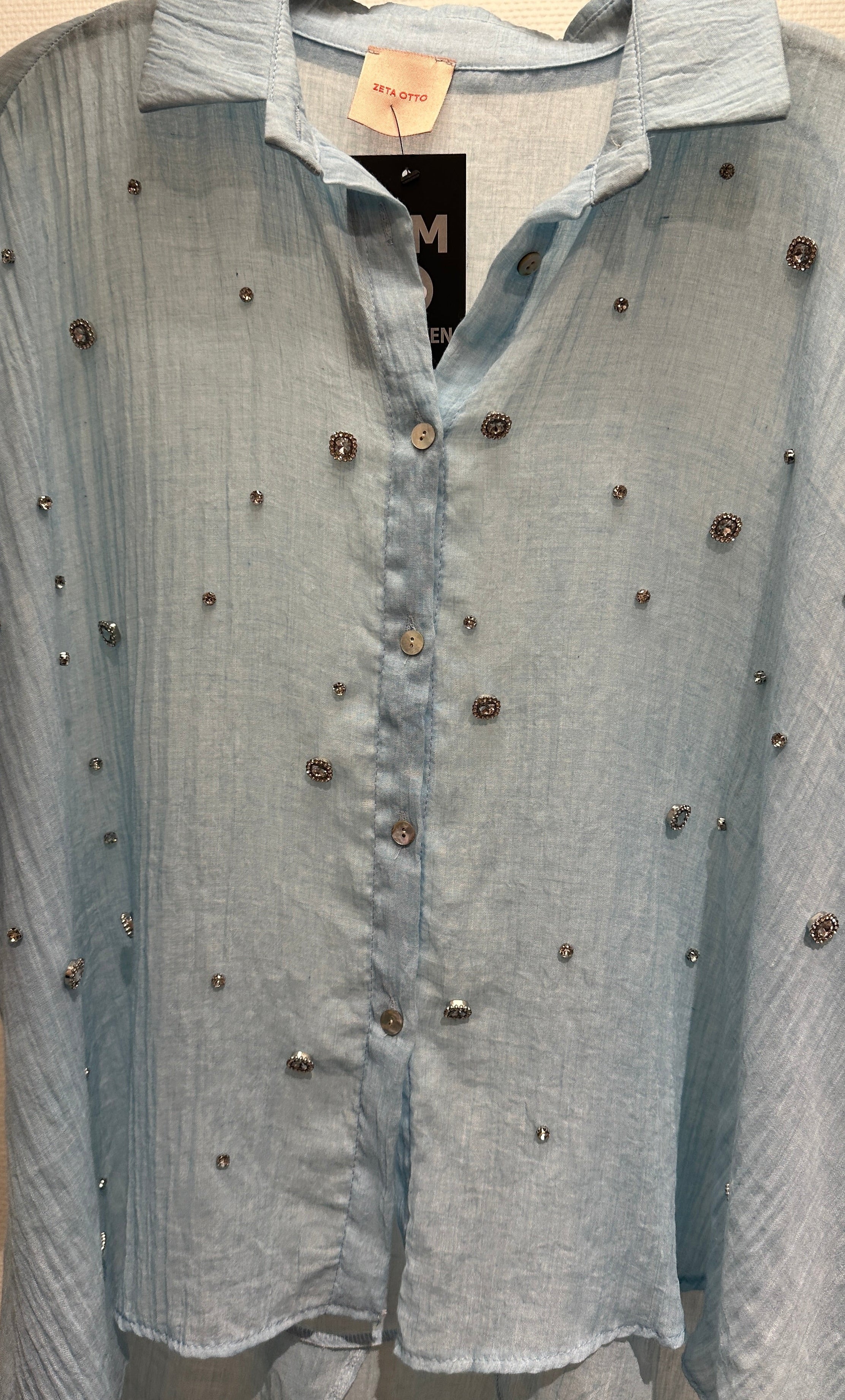 Bluse MM München hellblau