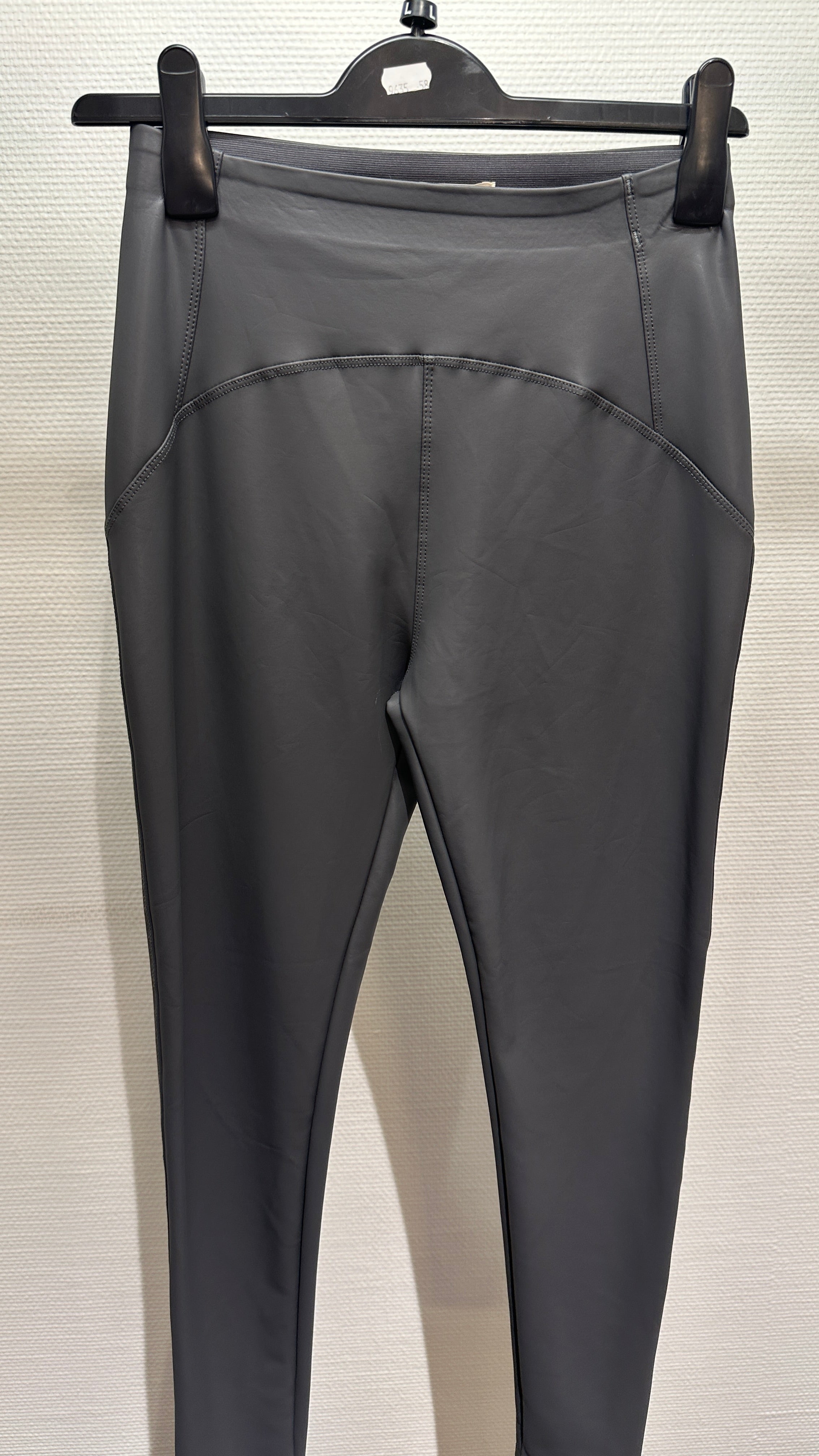 Leggings Lederoptik V Milano grau