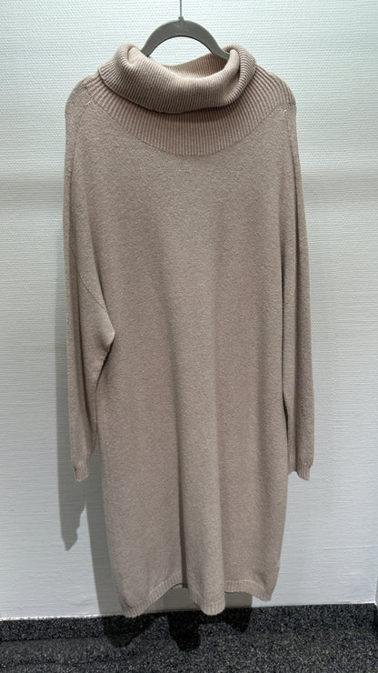Kleid Strick V Milano creme/beige
