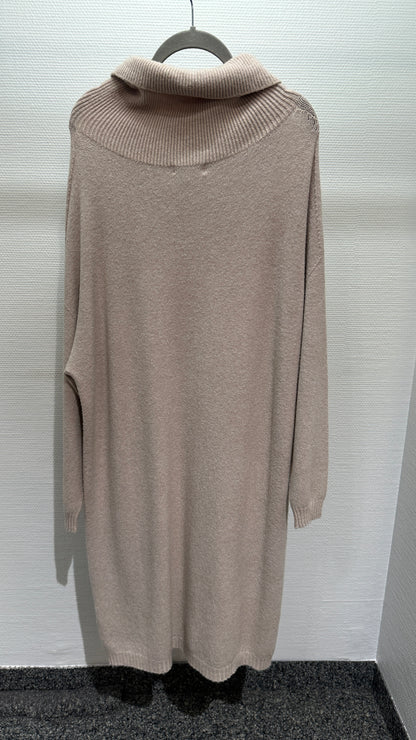 Kleid Strick V Milano creme/beige