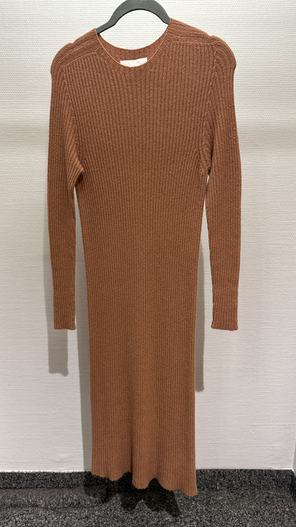 Kleid Strick V Milano hellbraun/konjac
