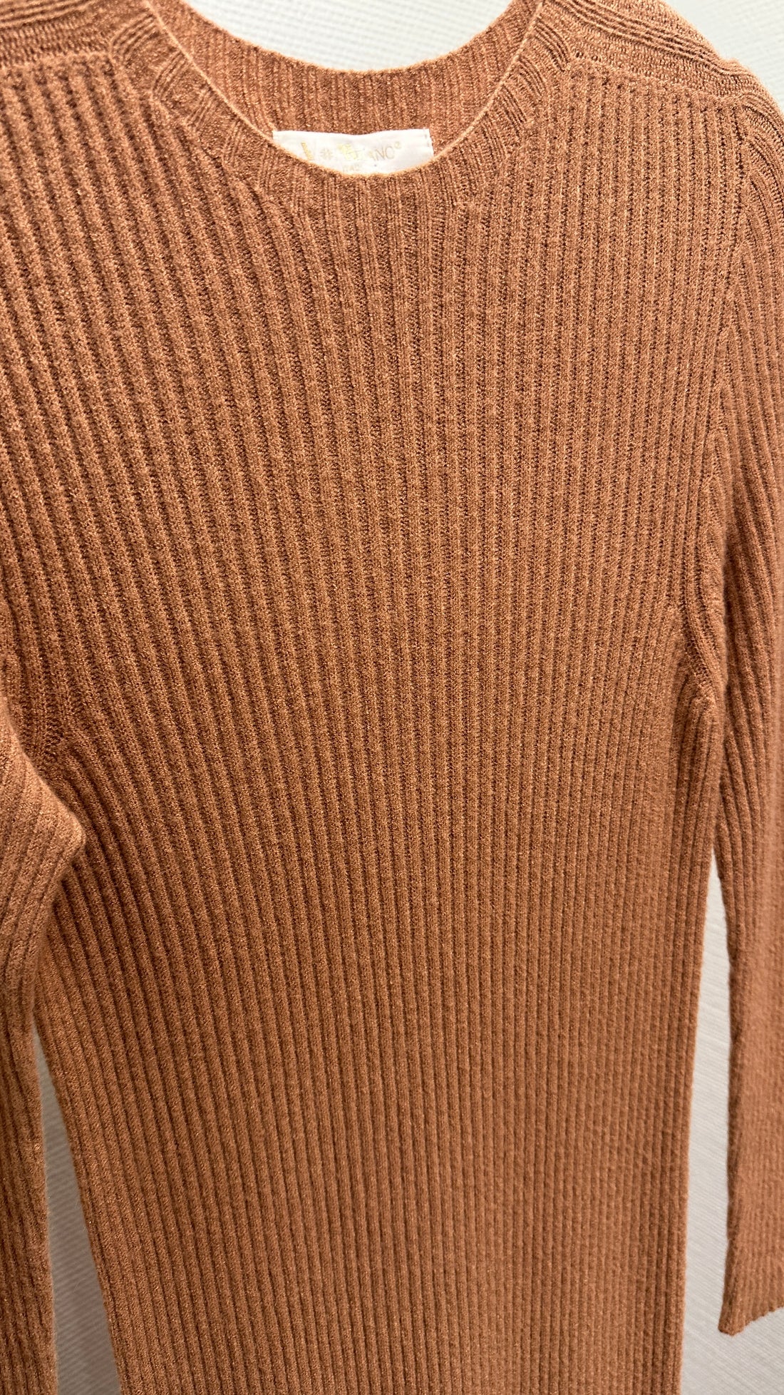 Kleid Strick V Milano hellbraun/konjac
