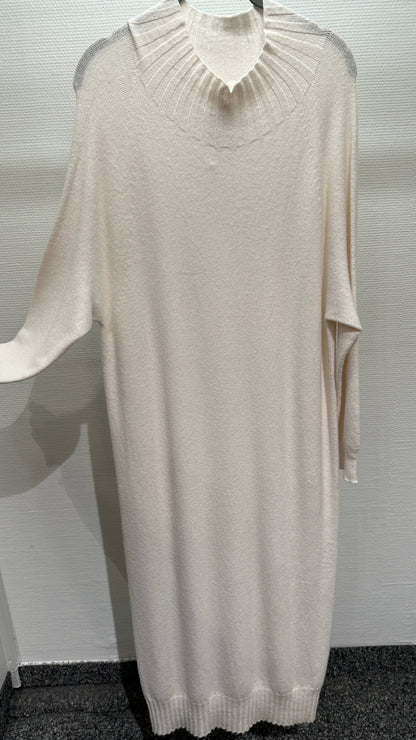 Kleid Strick V Milano creme